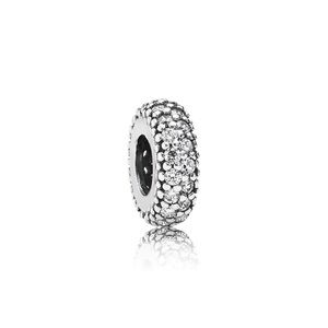 Pandora Inspiration Within spacer in Sterling Silver with 36 pavé-set Clear CZ🌺